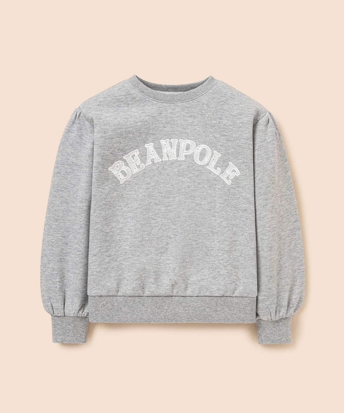 빈폴 키즈(BEANPOLE KIDS) 여아 빅 로고 포인트 스웨트 셔츠  그레이 (BI6141G083)