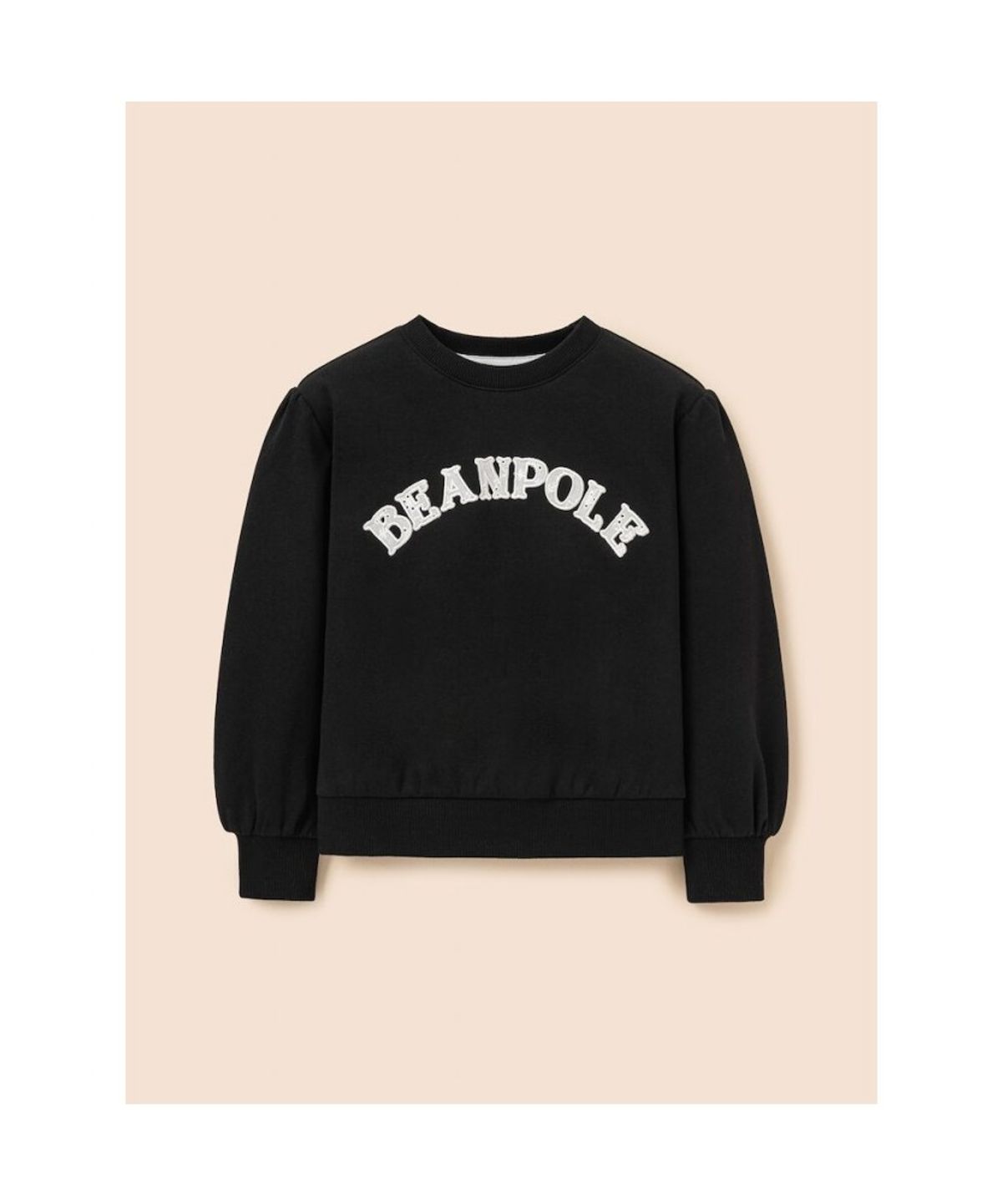 빈폴 키즈(BEANPOLE KIDS) 여아 빅 로고 포인트 스웨트 셔츠  블랙 (BI6141G085)
