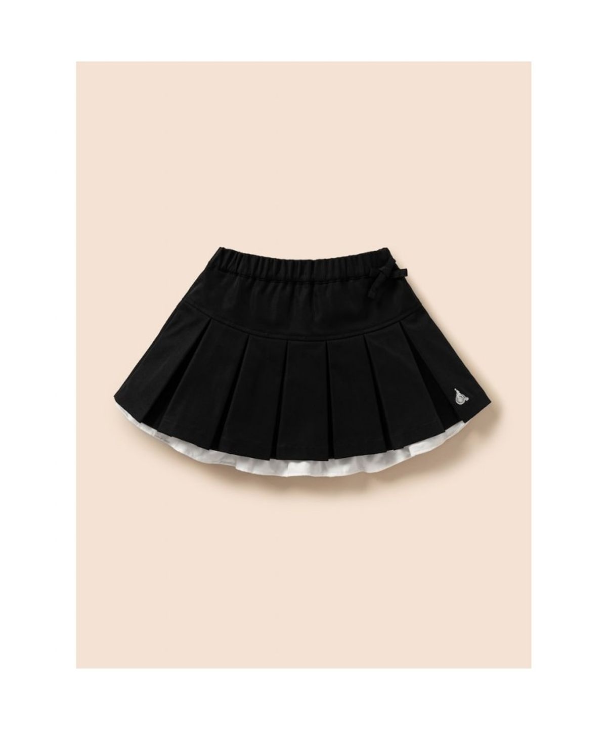 빈폴 키즈(BEANPOLE KIDS) 배색 플리츠 스커트  블랙 (BI6227G035)