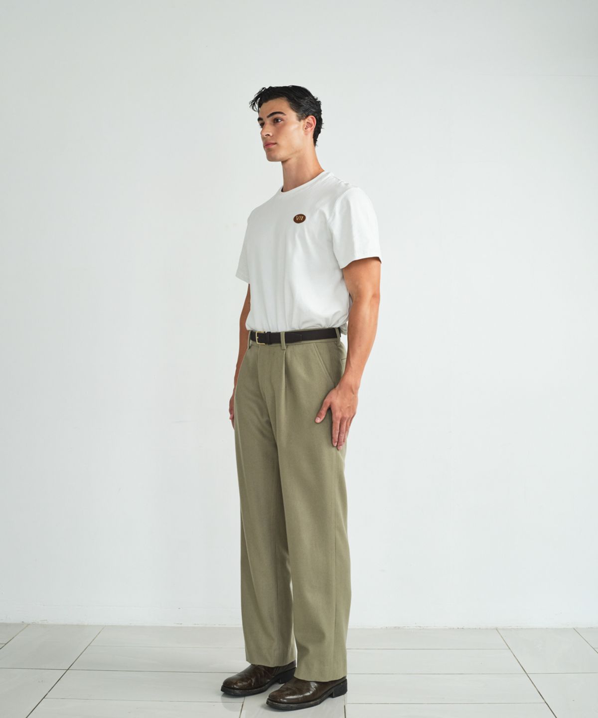 비베르데(VIIVERDE) Classic Wool Trouser Green