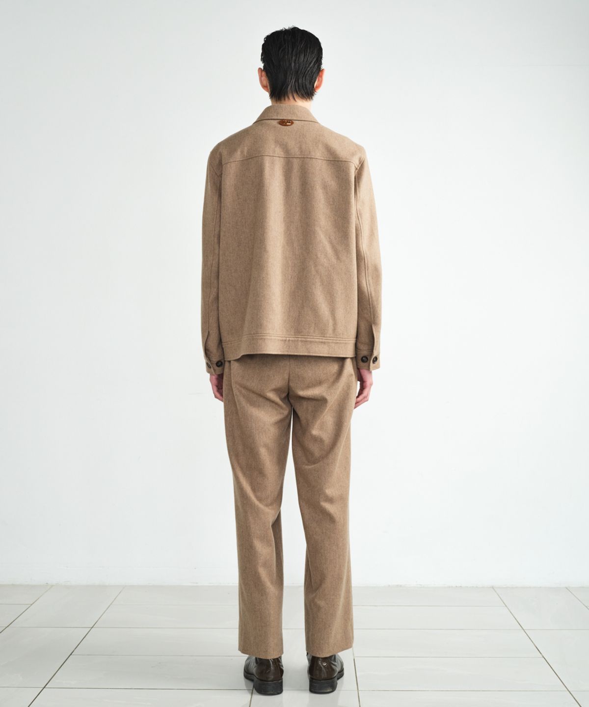 비베르데(VIIVERDE) Classic Wool Trouser brown