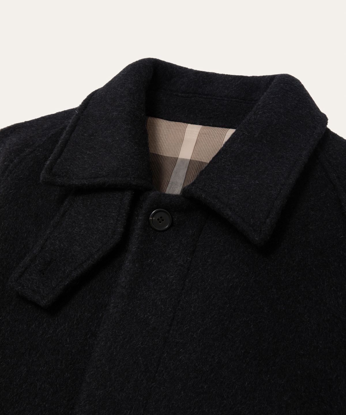 비베르데(VIIVERDE) Raglan Balmacaan Coat Black