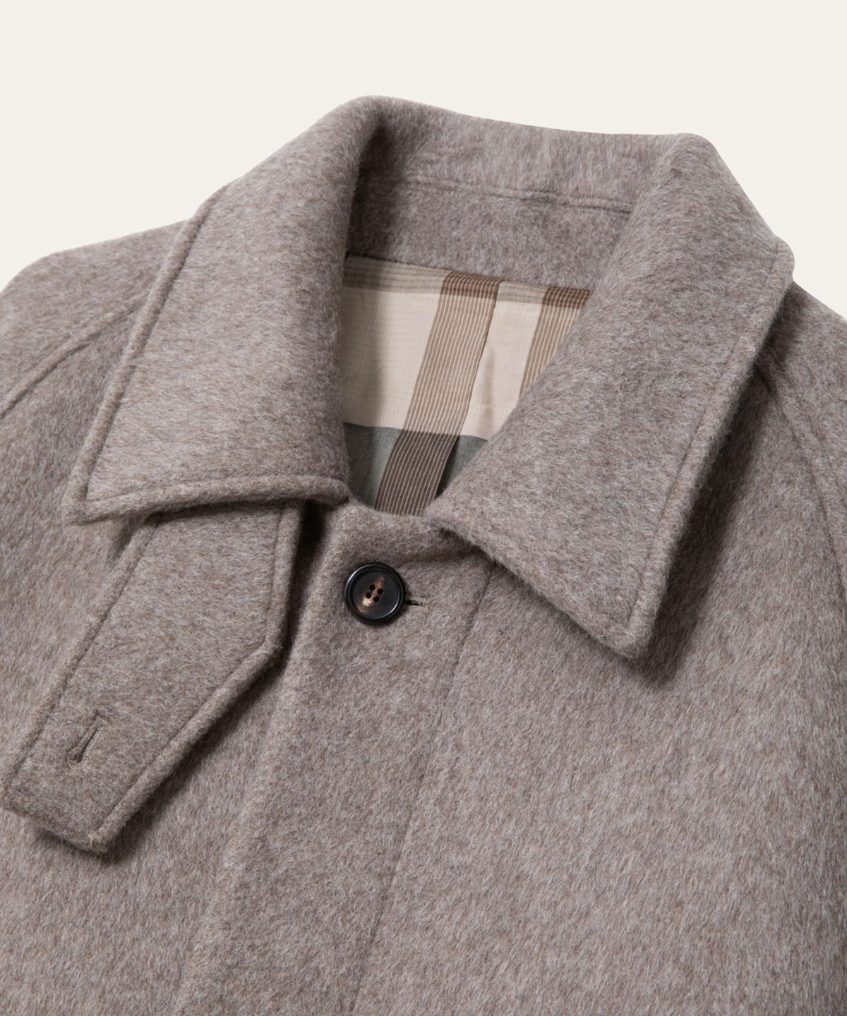 비베르데(VIIVERDE) Raglan Balmacaan Coat Brown