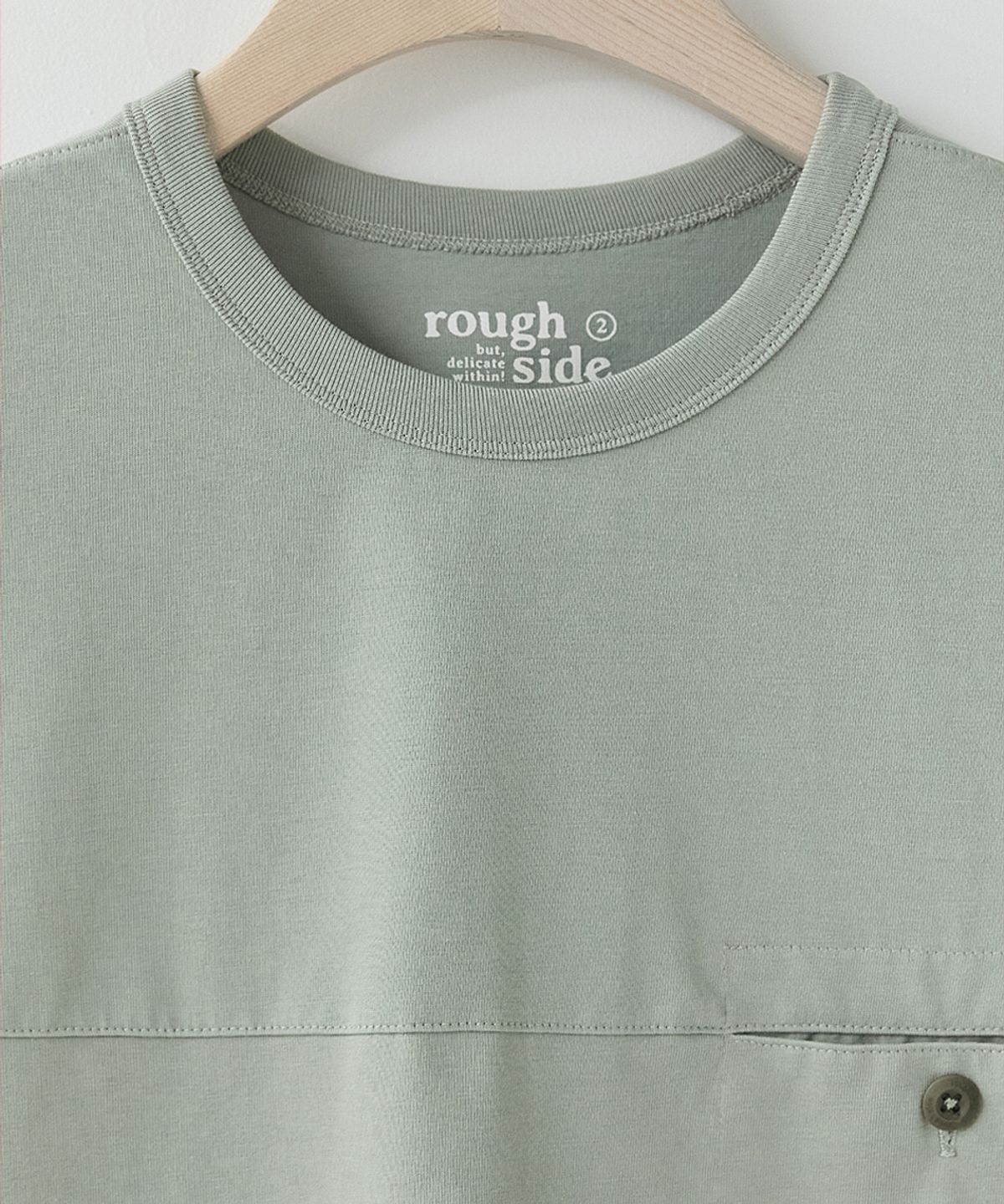 러프사이드(ROUGHSIDE) Sunset T-shirt Jade