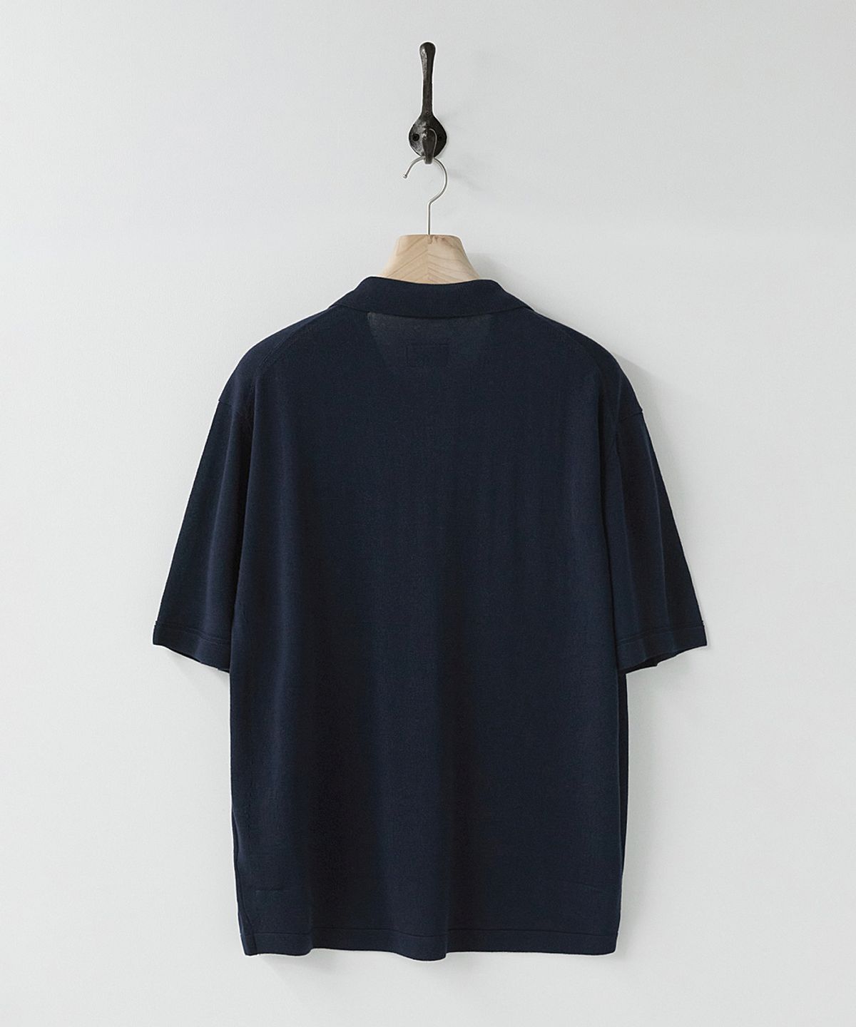 러프사이드(ROUGHSIDE) Skipper Half Knit Navy