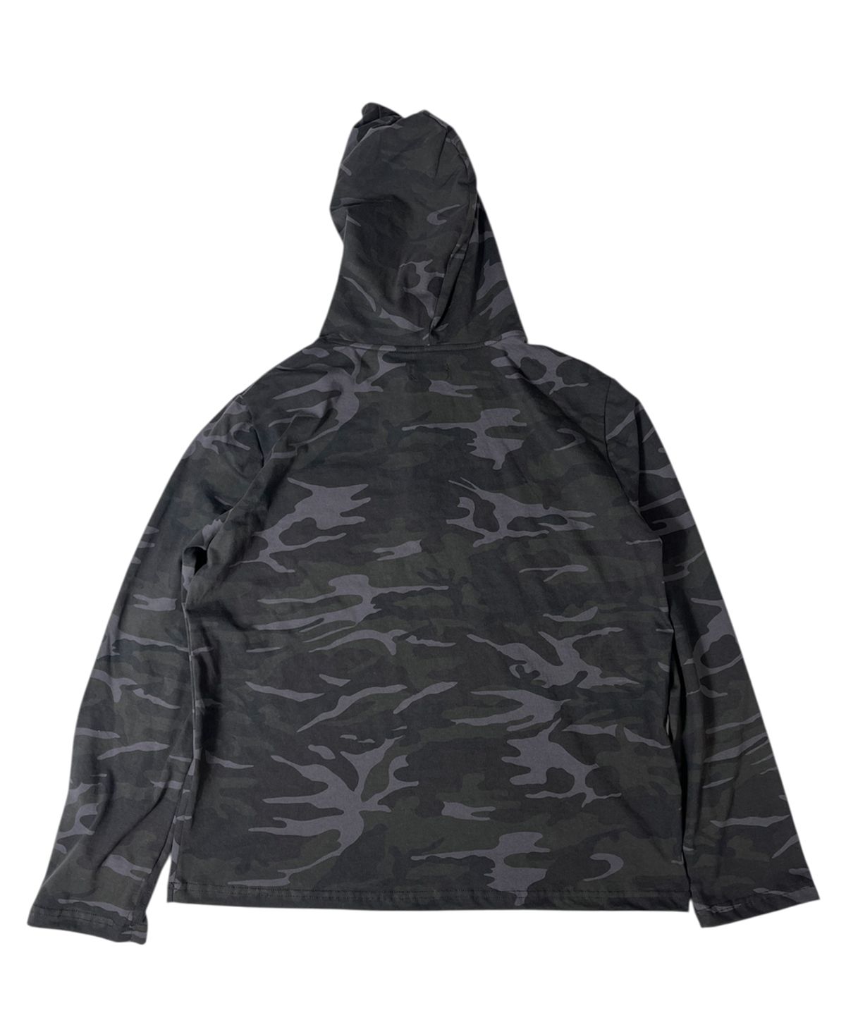 스케이터락(SK8ER ROCK) Camouflage 8 Henley Neck Hoodie ((dark gray))