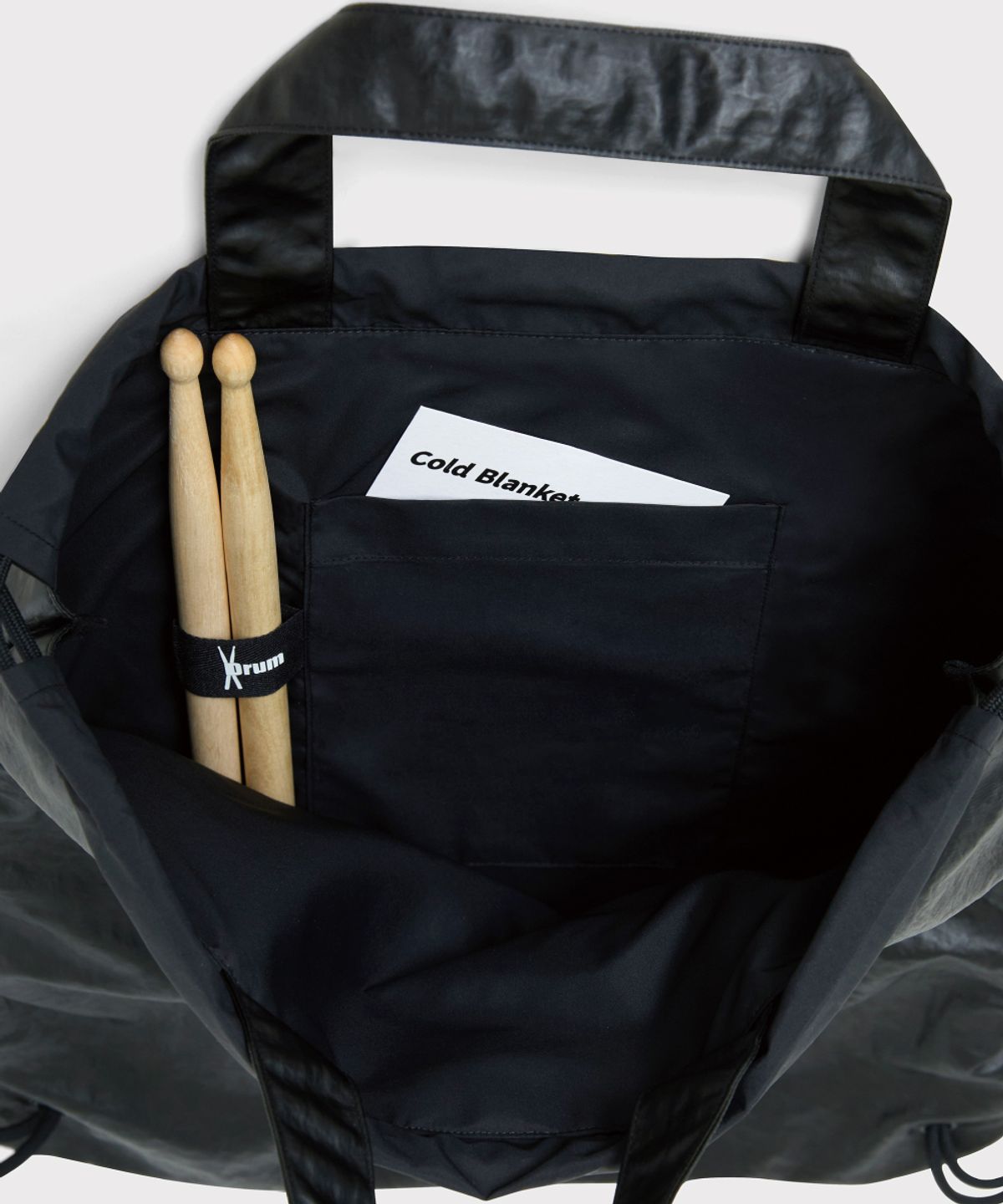 콜드블랭킷(COLD BLANKET) Drummer Bag : 투웨이 스트링 드로우 백 블랙