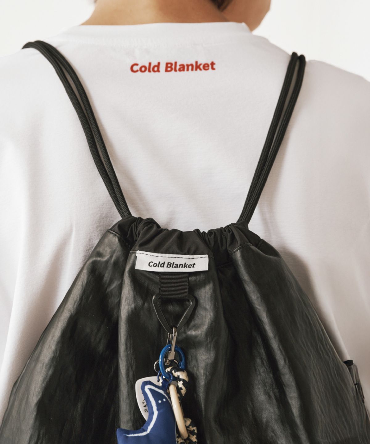 콜드블랭킷(COLD BLANKET) Drummer Bag : 투웨이 스트링 드로우 백 블랙