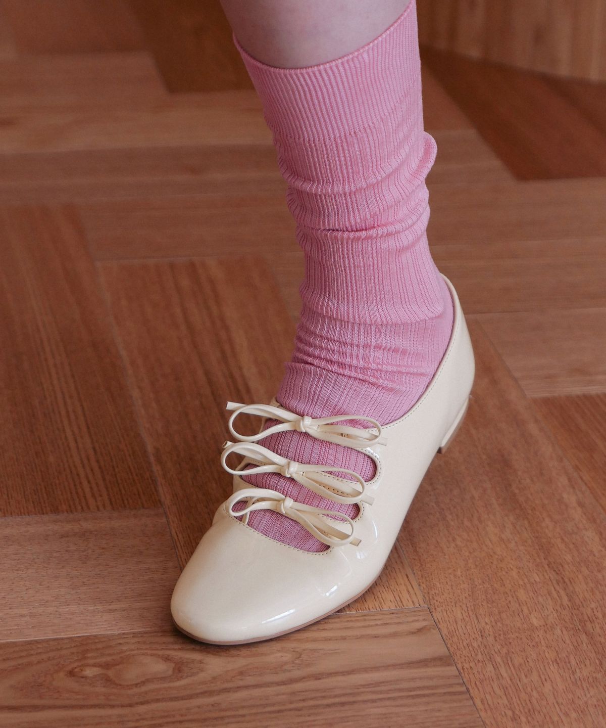 도넛바이닐샵(DONUTVINYLSHOP) loose middle socks (9colors) - 3PACK