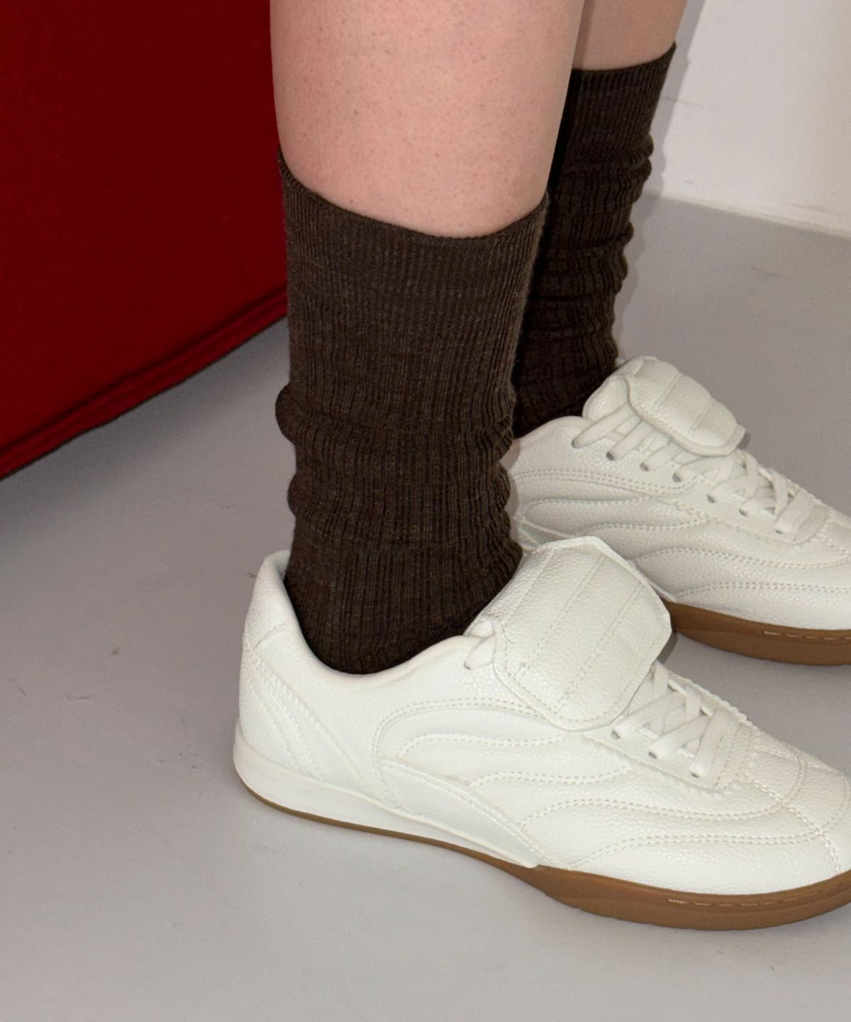 도넛바이닐샵(DONUTVINYLSHOP) wool loose middle socks (7colors) - 3PACK
