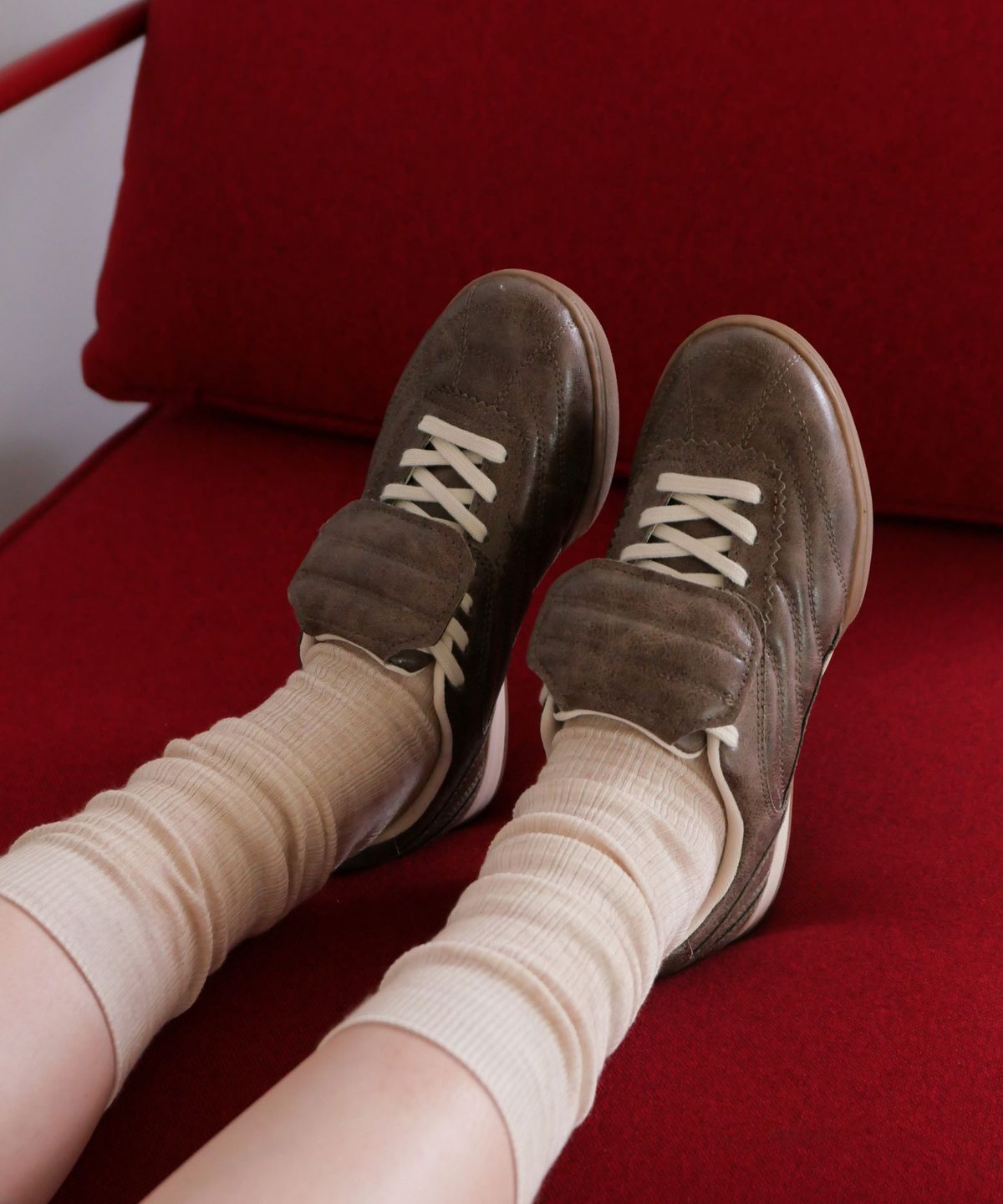 도넛바이닐샵(DONUTVINYLSHOP) wool loose middle socks (7colors) - 3PACK