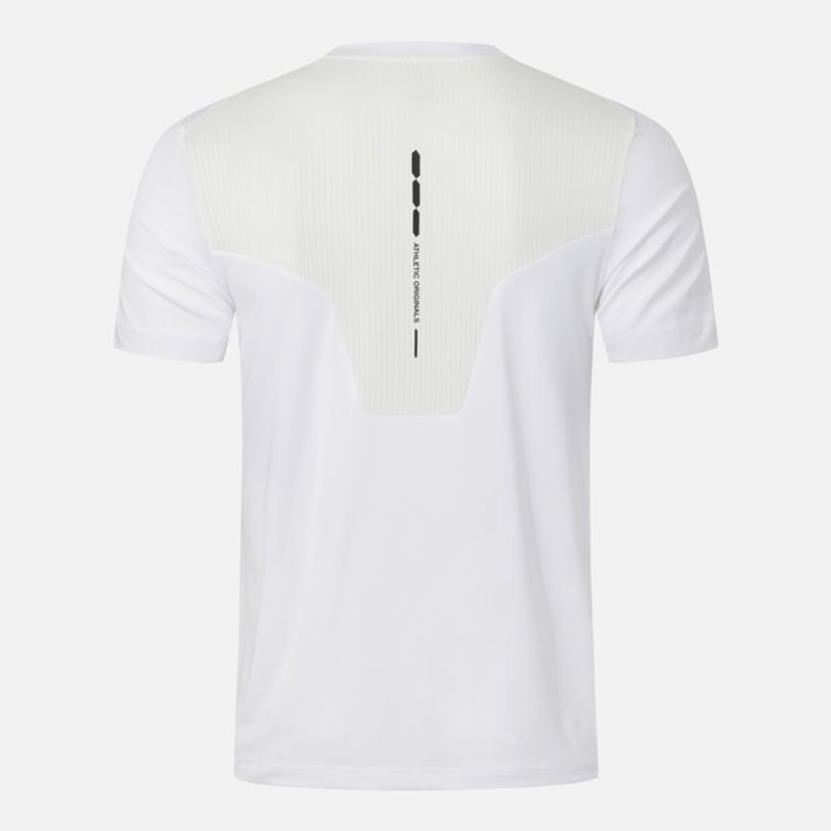 데상트(DESCENTE) 러닝 배색 반팔 티셔츠 화이트 SR123RTS22