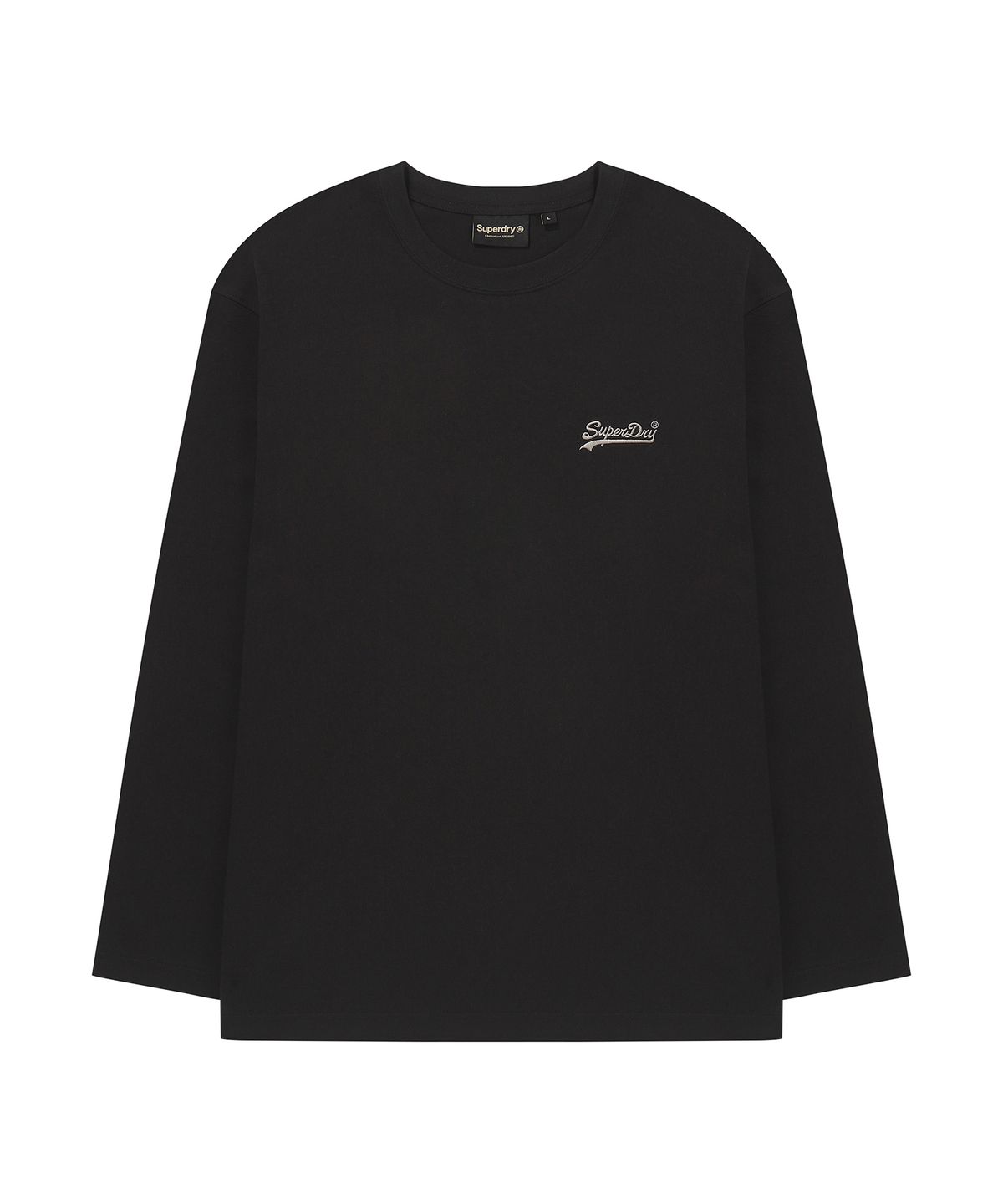 슈퍼드라이(SUPERDRY) 베이직 롱슬리브 블랙 SDUILAQ01BLK