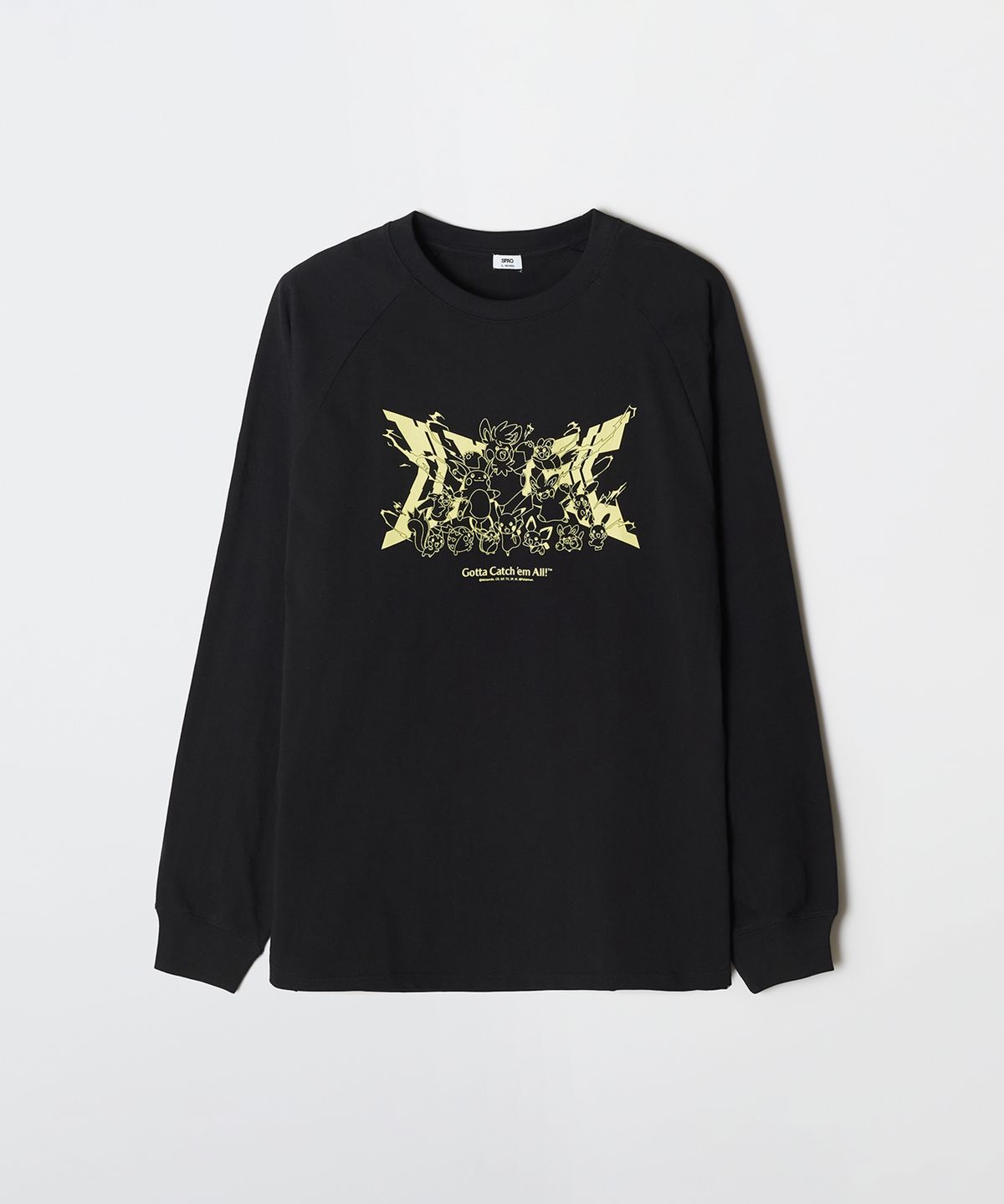 스파오(SPAO) [포켓몬] 긴팔티(BLACK)_SPLAG23U04
