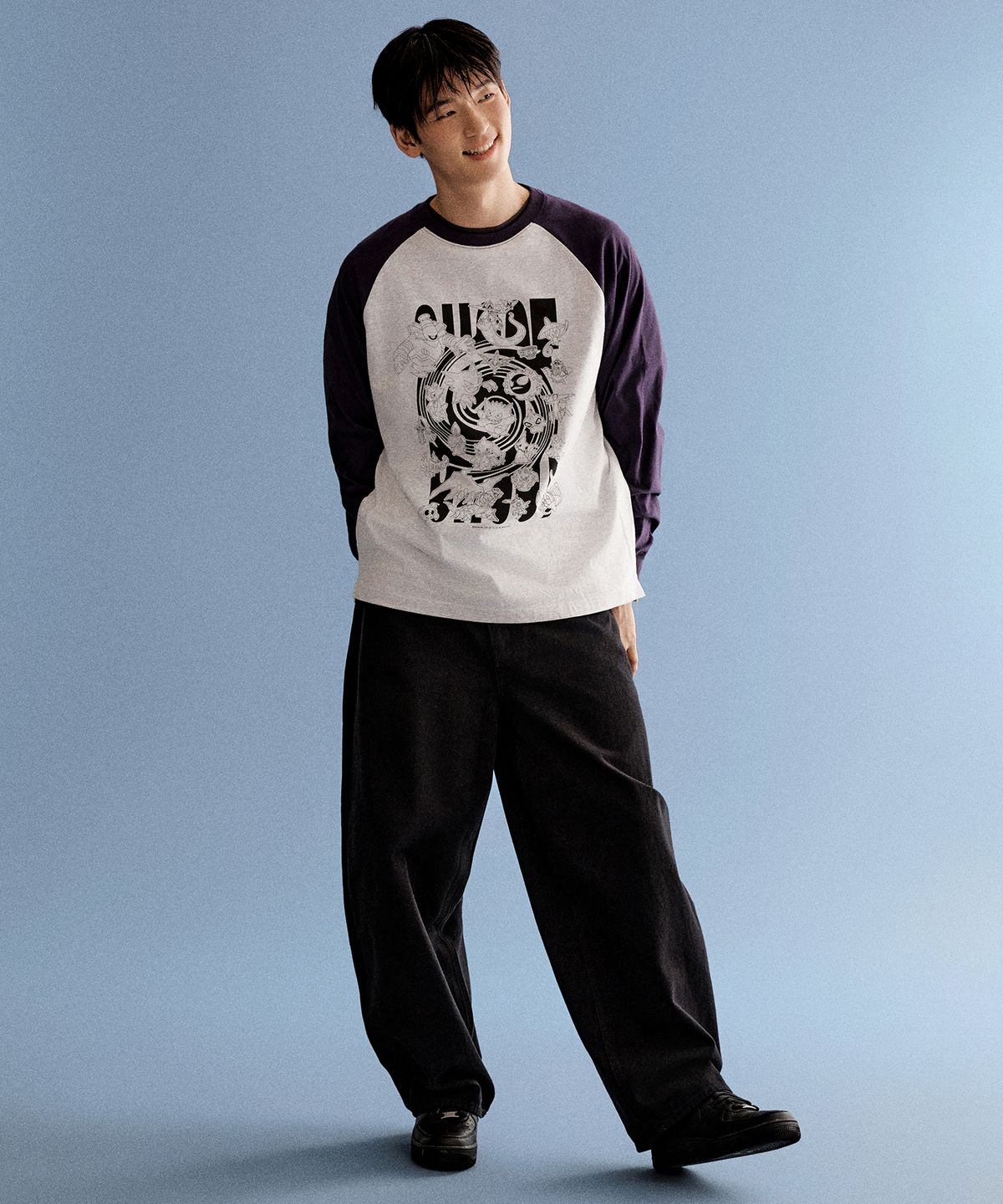 스파오(SPAO) [포켓몬] 긴팔티(PURPLE)_SPLAG23U04