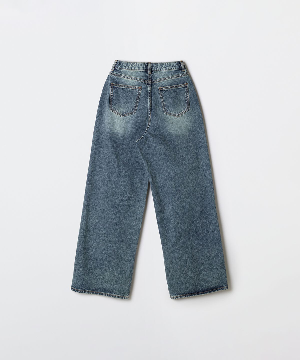스파오(SPAO) 여성 빈티지 롱 와이드 진_SPTJG23G56