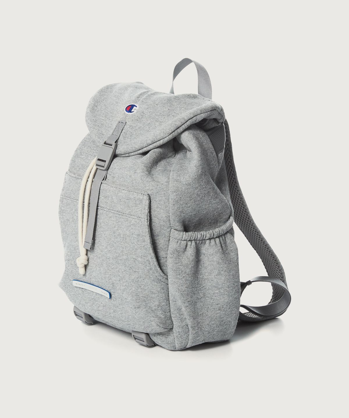챔피온(CHAMPION) 챔피온 x 로우로우 스트링 럭색 미니 백팩 Grey