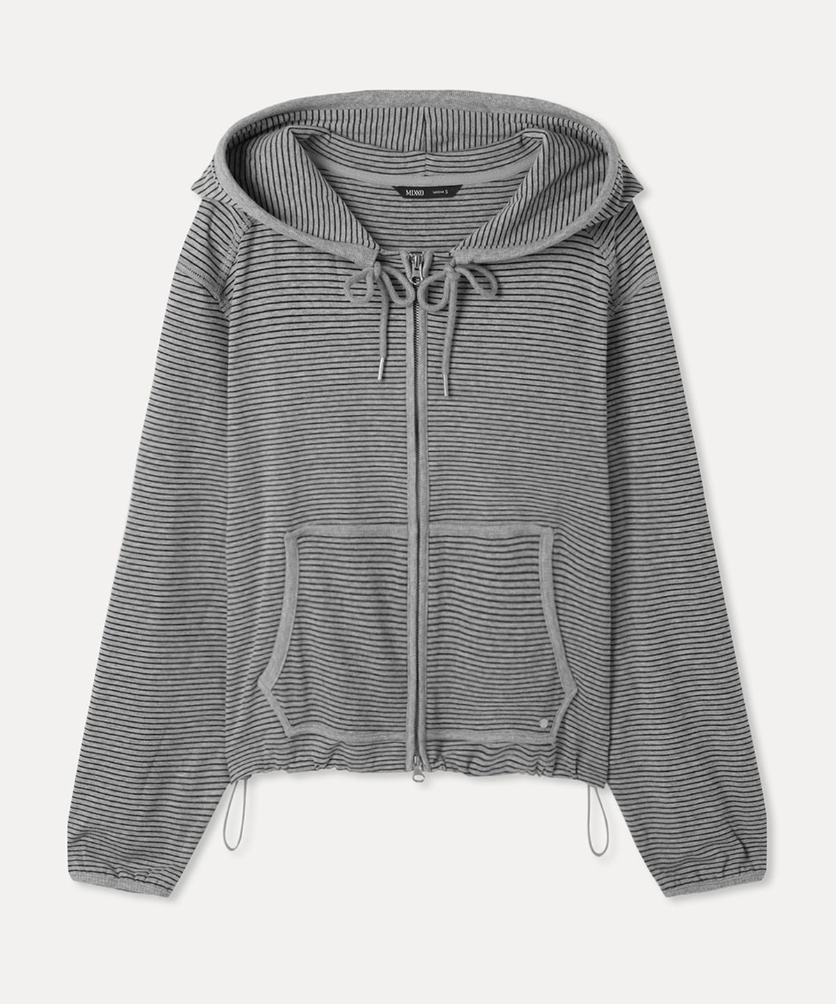 미쏘(MIXXO) 스티치 후드집업_MIWJMG326C
