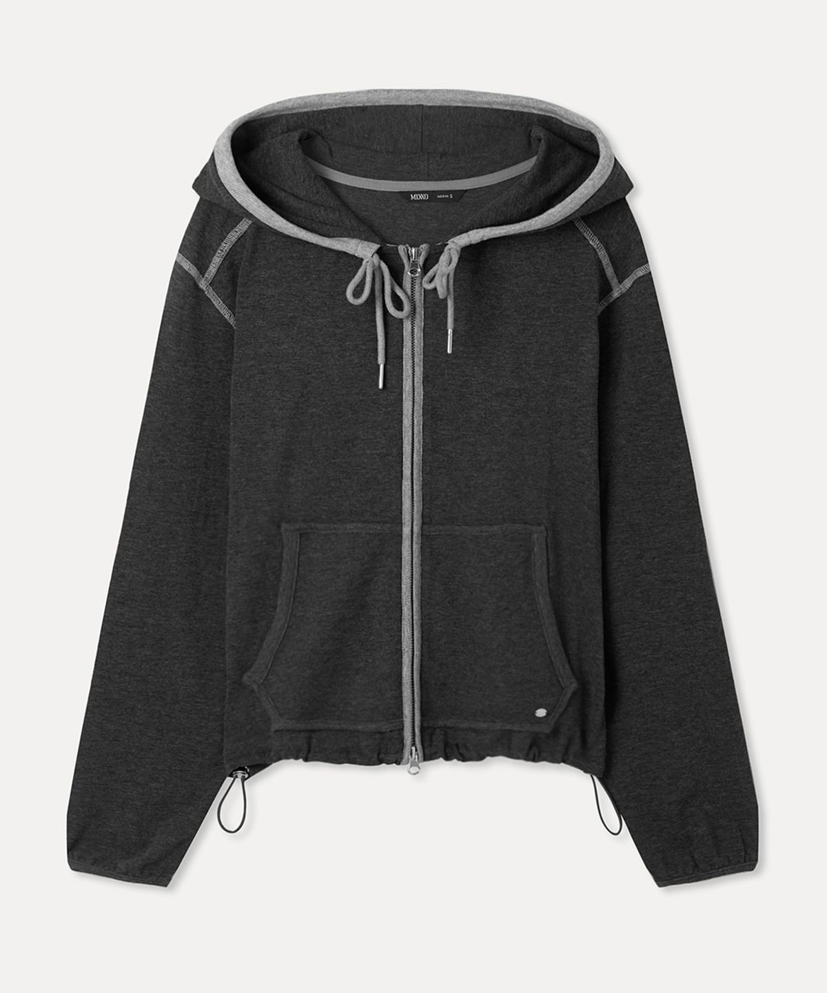 미쏘(MIXXO) 스티치 후드집업_MIWJMG326C