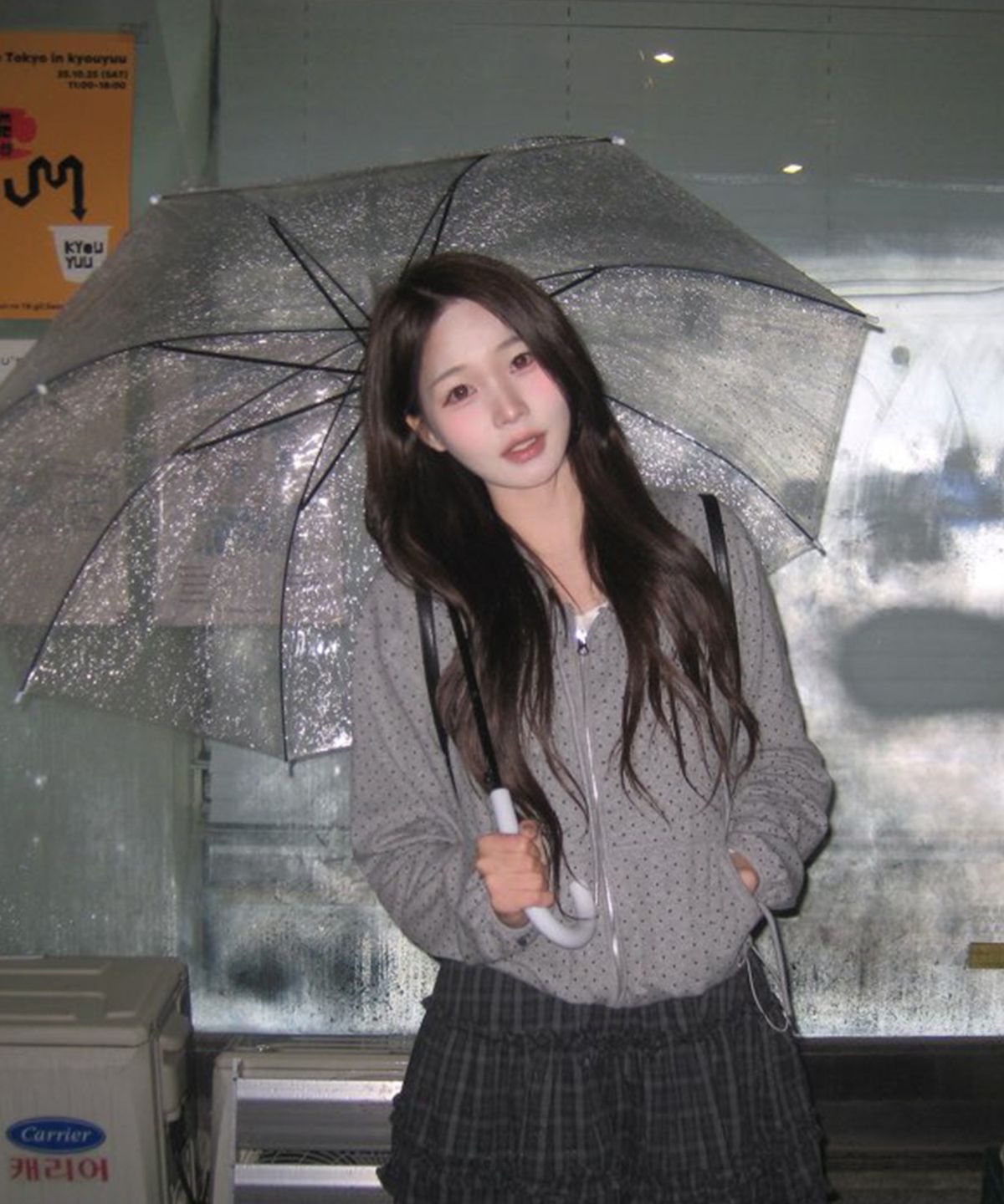 미쏘(MIXXO) 스티치 후드집업_MIWJMG326C