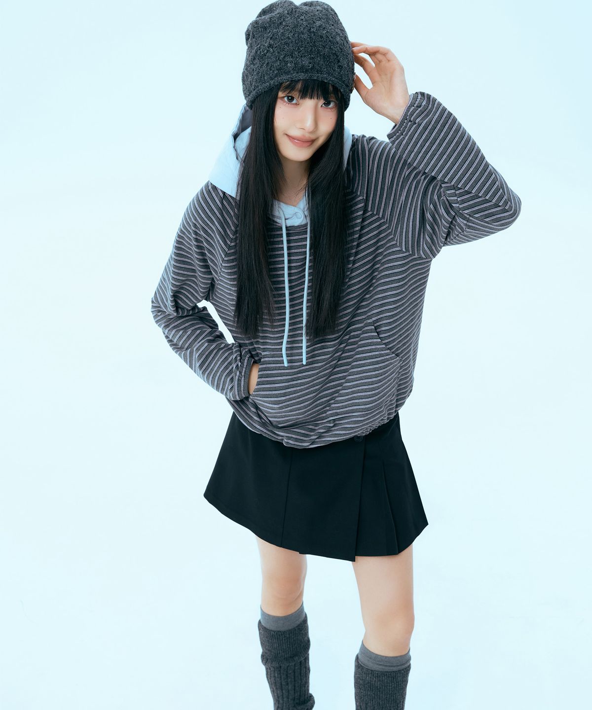 미쏘(MIXXO) 버튼 포인트 비니_MIAACG30SS