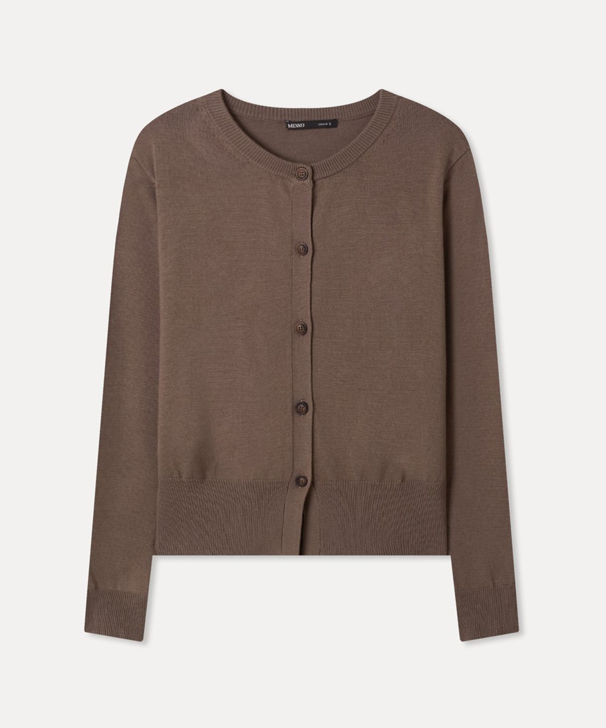 미쏘(MIXXO) 라운드넥 도톰 가디건_MIWCKG330T