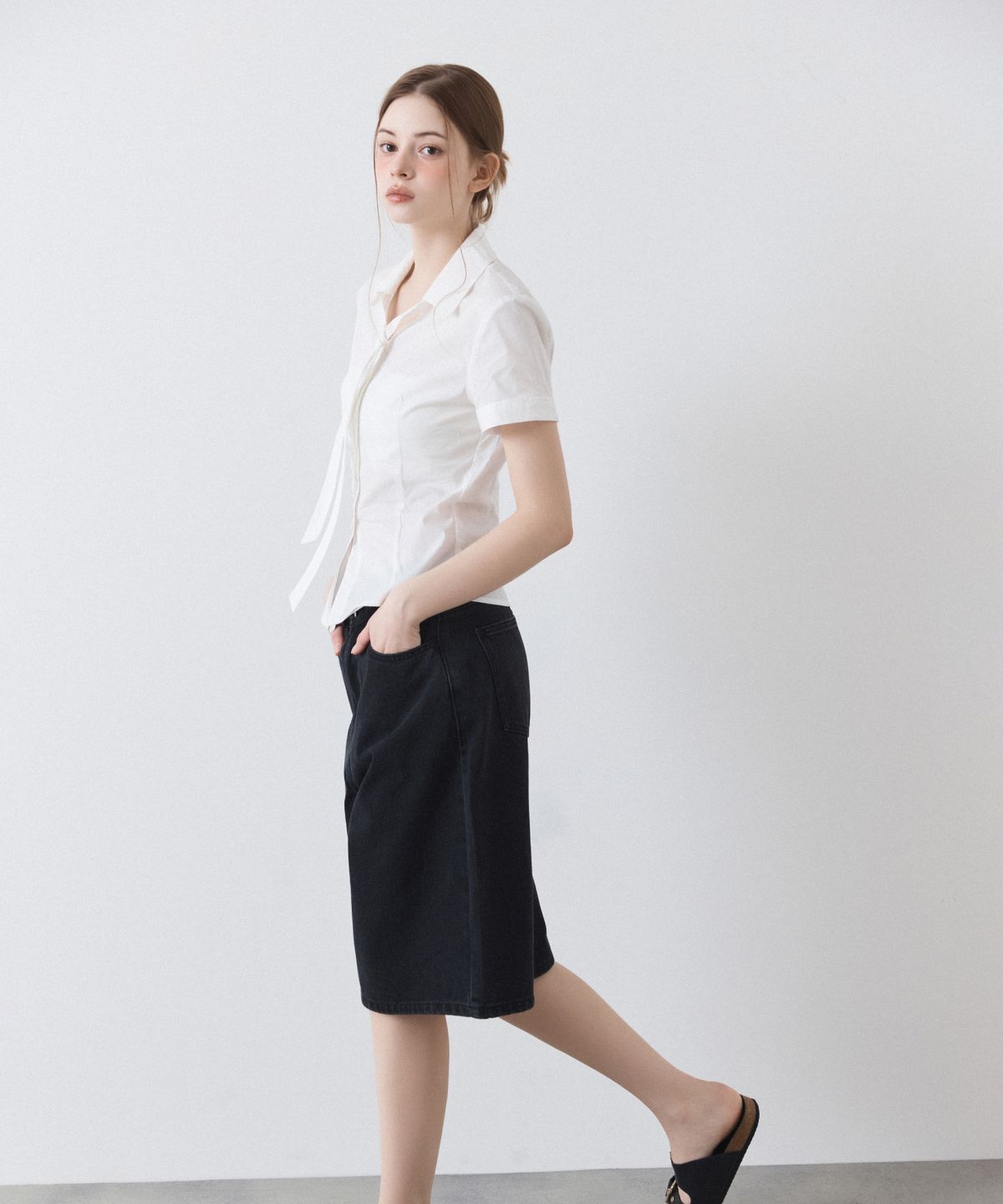 미쏘(MIXXO) 버뮤다 데님_MIWTHG410J