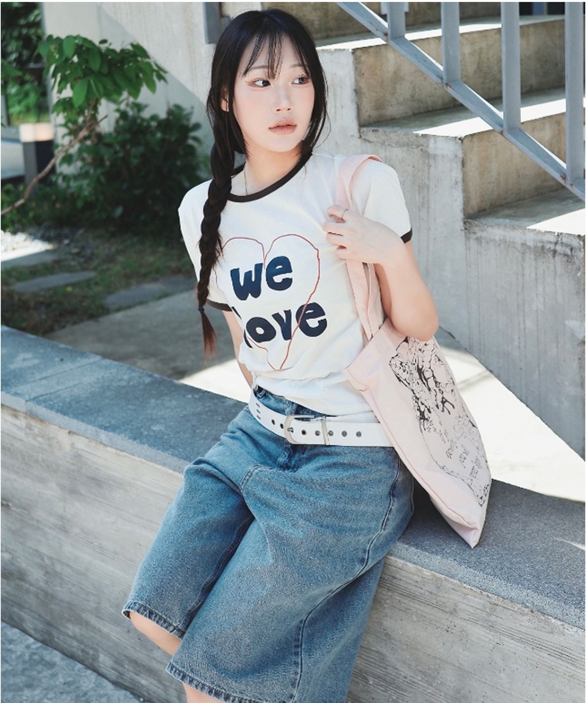 미쏘(MIXXO) 버뮤다 데님_MIWTHG410J