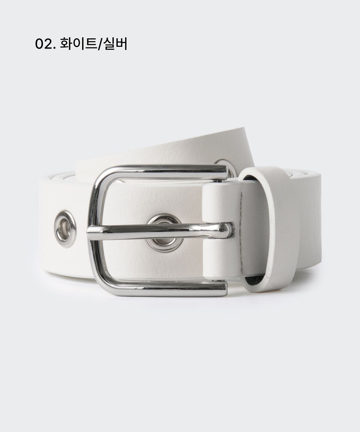 무신사 스탠다드 우먼(MUSINSA STANDARD WOMAN) 우먼즈 신세틱 레더 아일렛 벨트_25mm