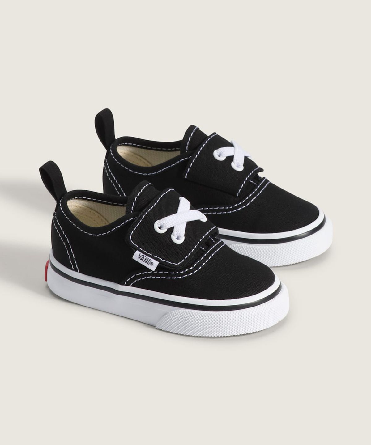 반스 키즈(VANS KIDS) 어센틱 엘라스틱 V 토들러 - 블랙 / VN000EENBLA1
