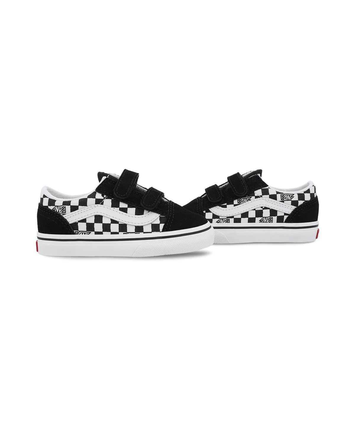 반스 키즈(VANS KIDS) 올드스쿨 V 토들러 - 체크블랙 / VN000CRWBLA1