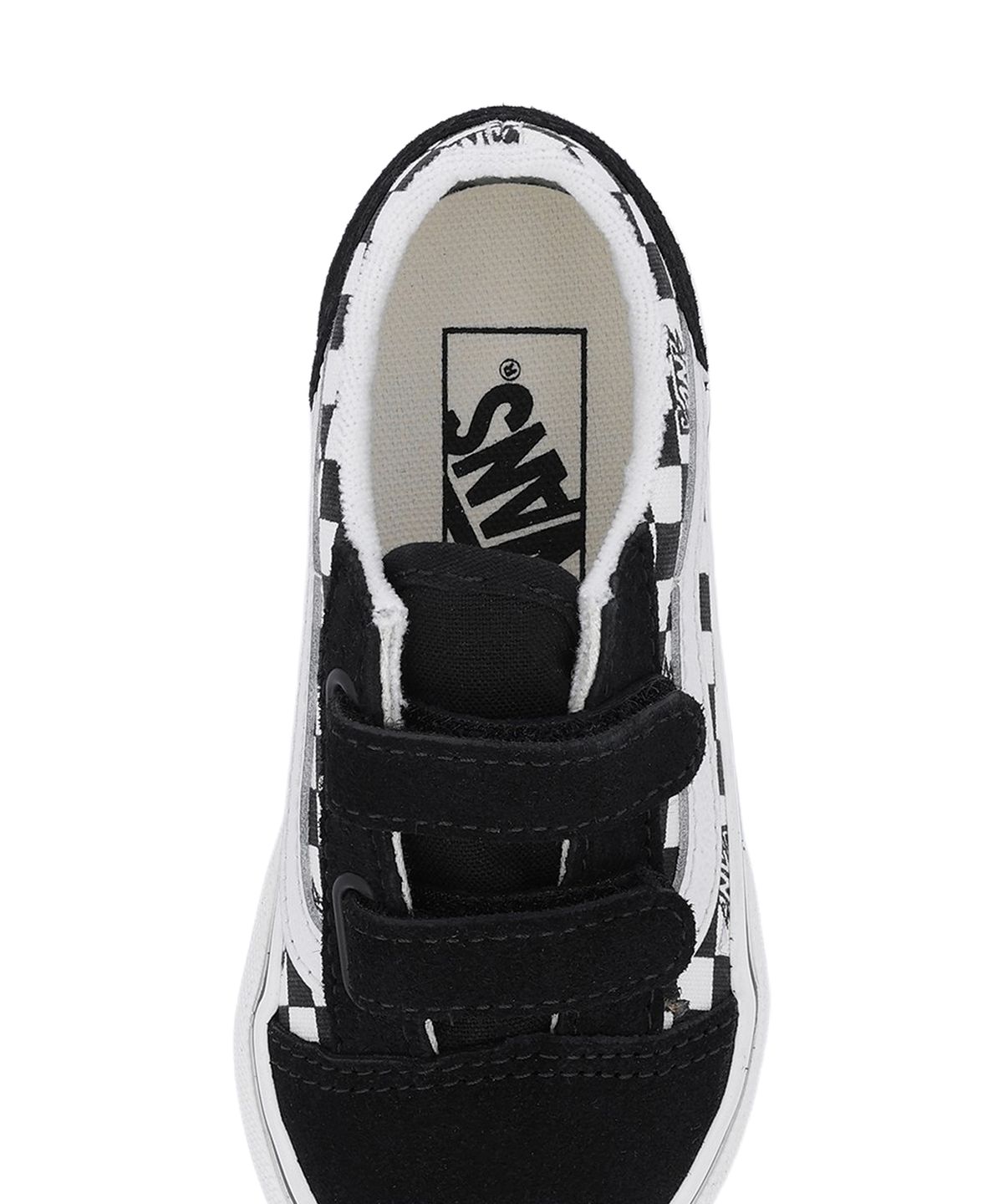 반스 키즈(VANS KIDS) 올드스쿨 V 토들러 - 체크블랙 / VN000CRWBLA1