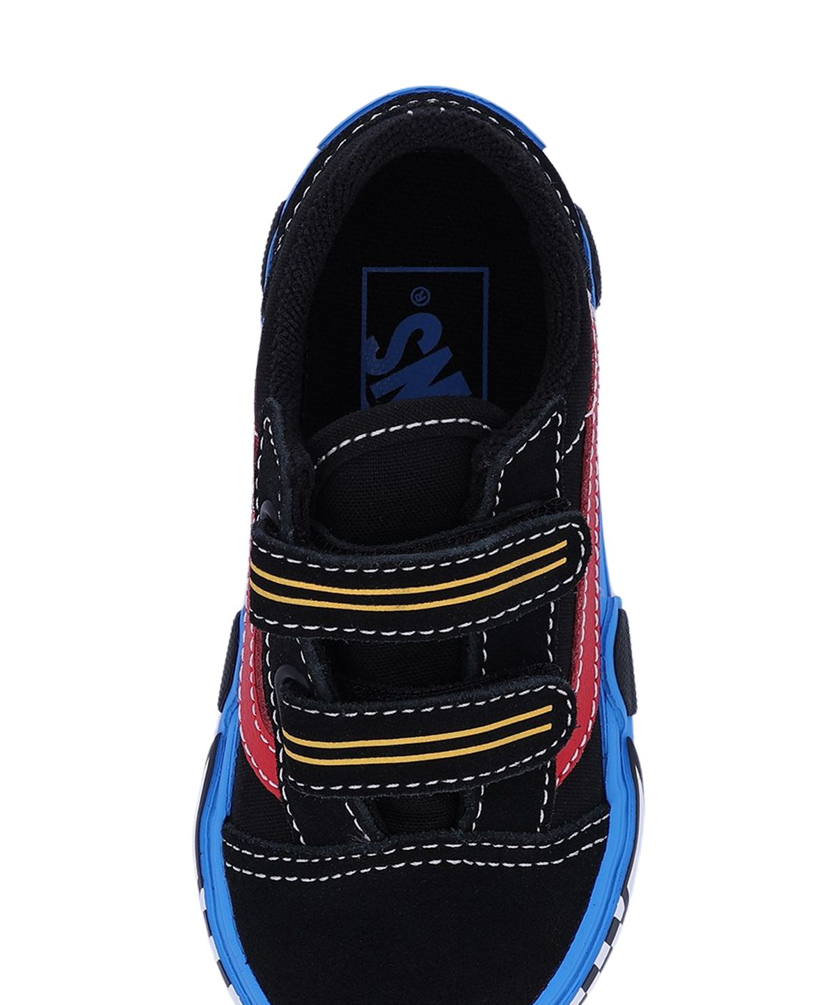 반스 키즈(VANS KIDS) 올드스쿨 V 카 토들러 - 블랙블루 / VN000EE7Y611