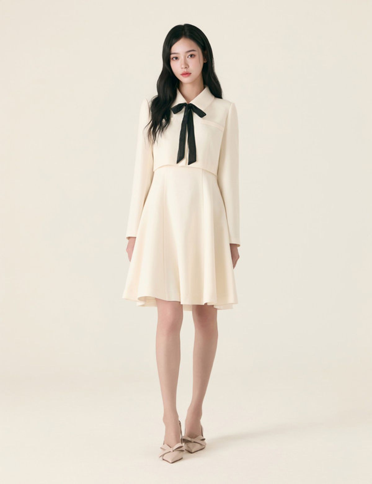 로엠(ROEM) 카라형 미니 트위드 원피스 RMOWG12ST1