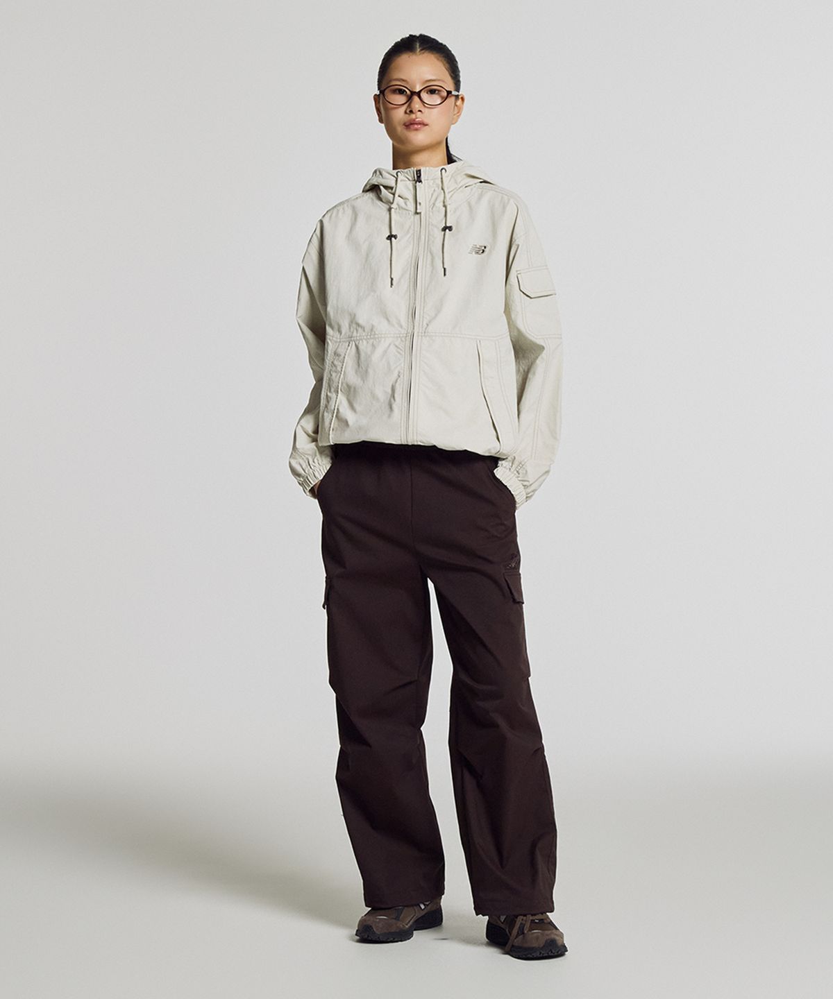 뉴발란스(NEW BALANCE) NBNAG21313 / UNI 2002 아카이브 후드 포켓 자켓 (CREAM)