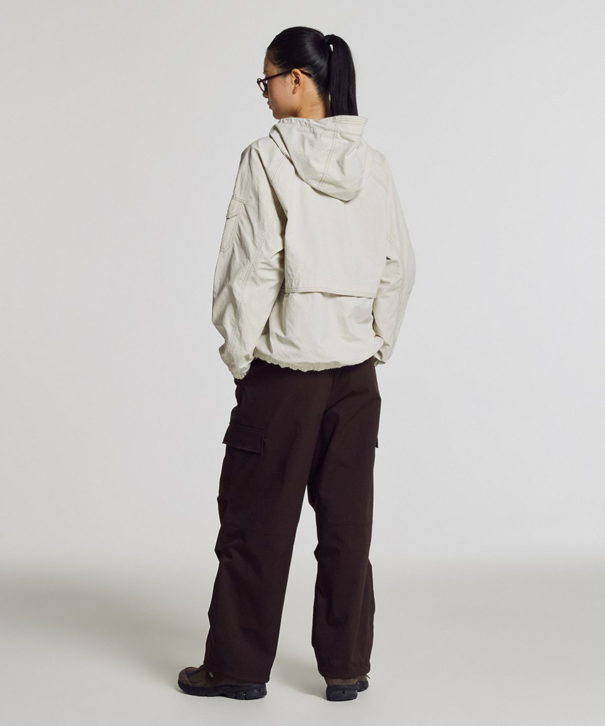 뉴발란스(NEW BALANCE) NBNAG21313 / UNI 2002 아카이브 후드 포켓 자켓 (CREAM)