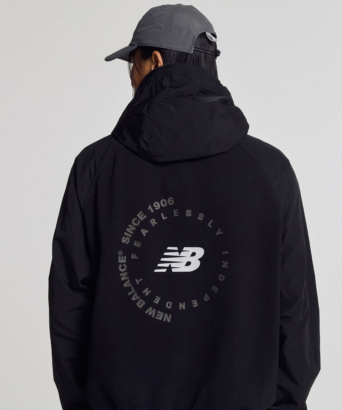 뉴발란스(NEW BALANCE) NBN0G15203 / UNI 에어핏 후드티 (BLACK)