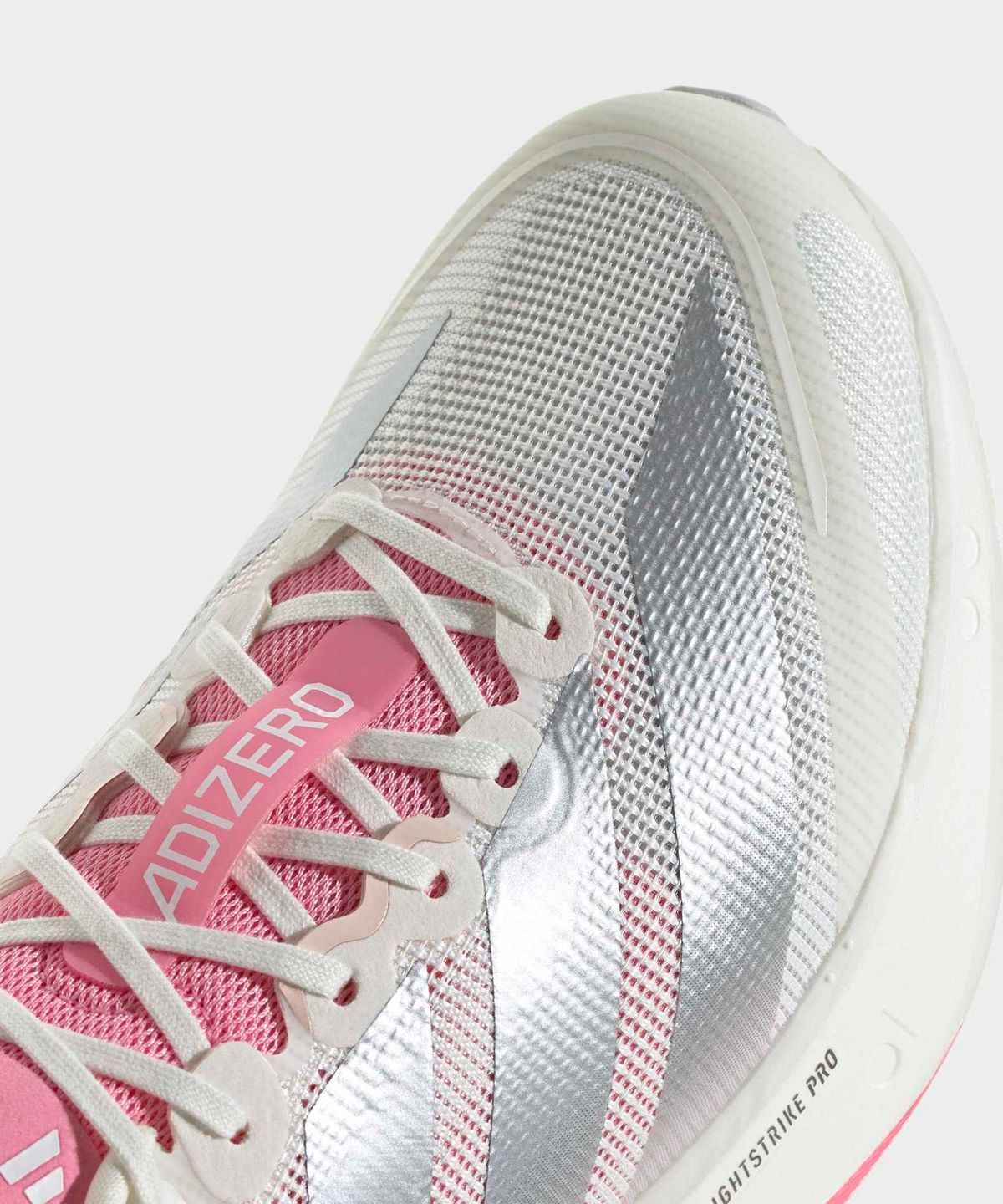 아디다스(ADIDAS) 아디제로 보스턴 13 M - 화이트:실버:핑크 / JQ9666