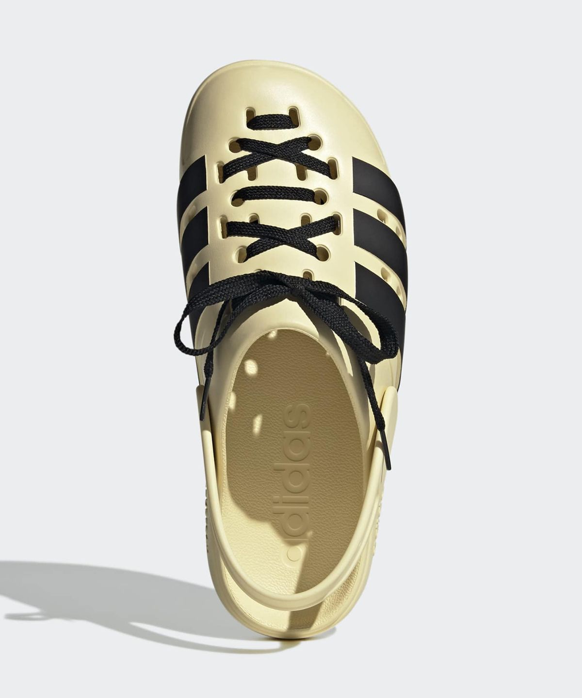 아디다스(ADIDAS) 아딜렛 클로그 2.0 - 웜바닐라:블랙