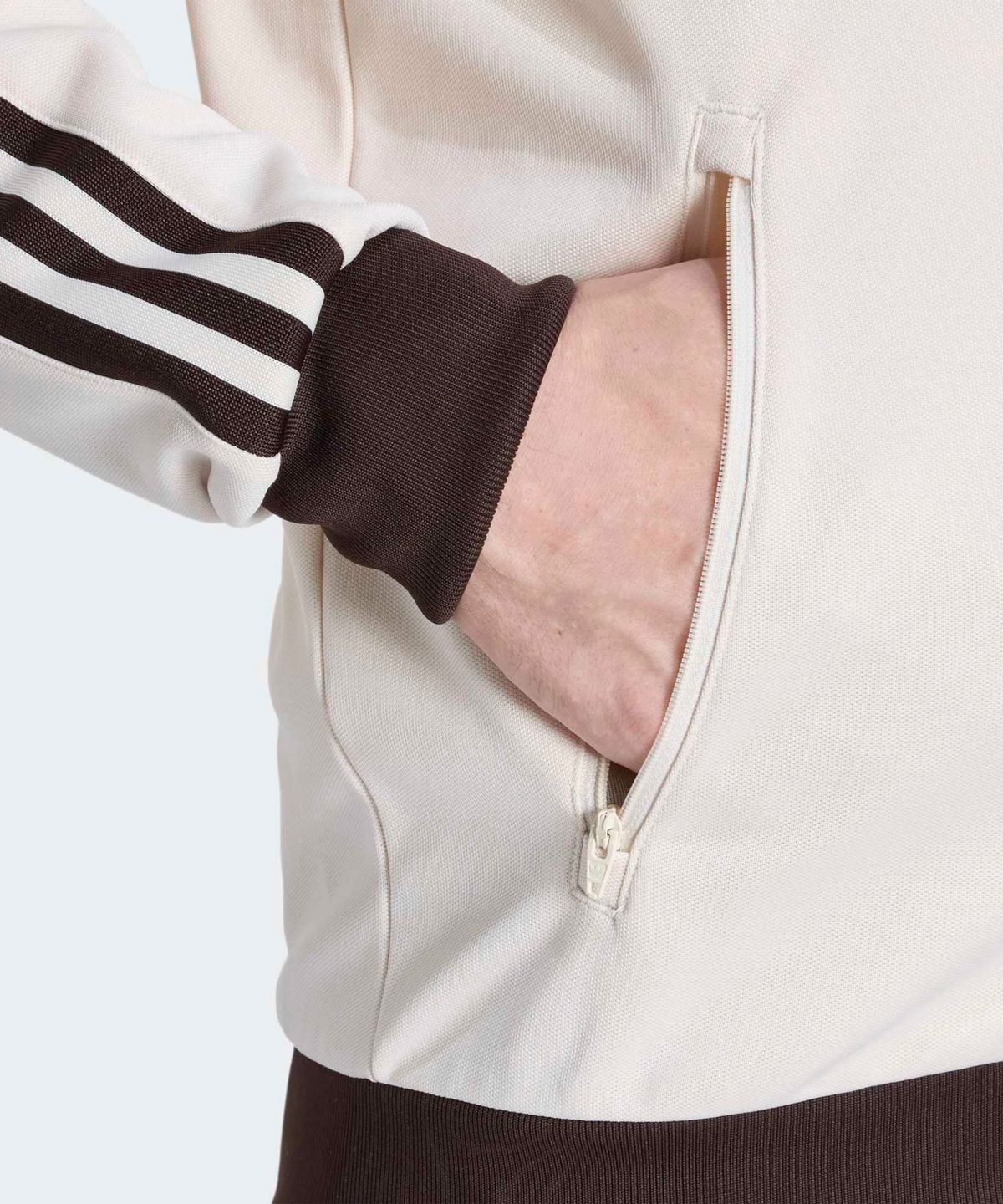 아디다스(ADIDAS) 클래식 트랙탑 - 원더화이트:아우라커피 / KQ9491