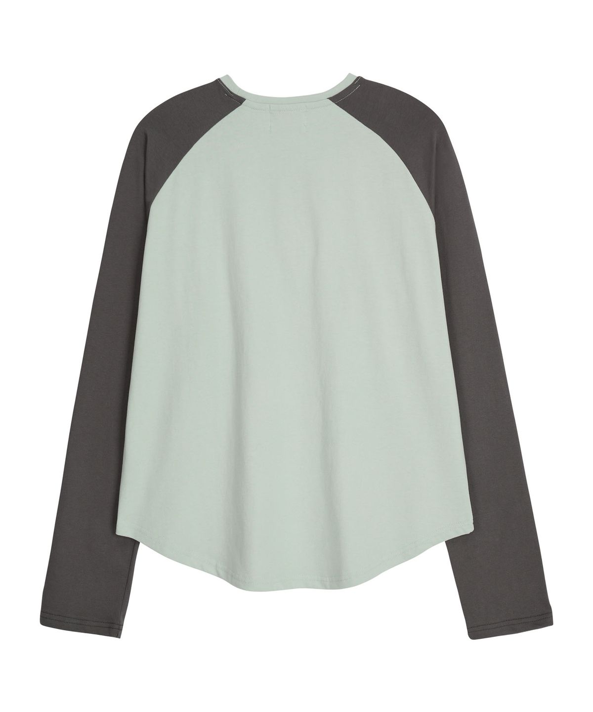 에르에르(ERER) Logo Raglan long-sleeved T-shirt Mint