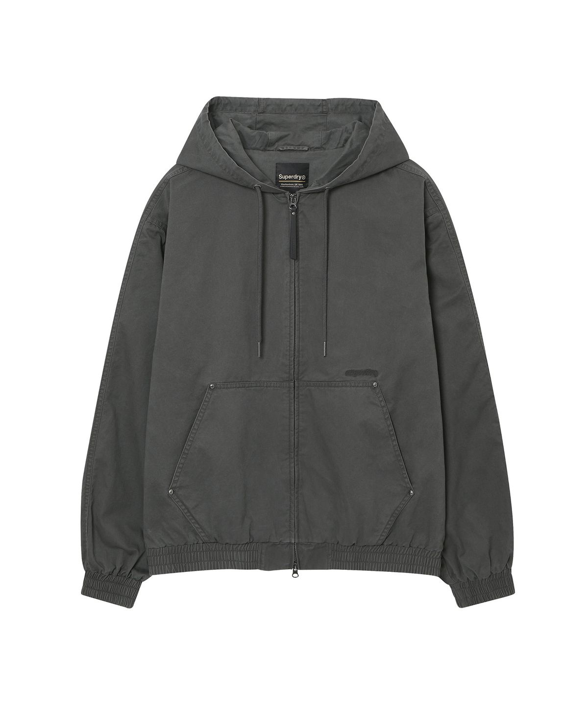 슈퍼드라이(SUPERDRY) 웨스턴 후드 자켓 차콜 SDUJWAQ06CHL
