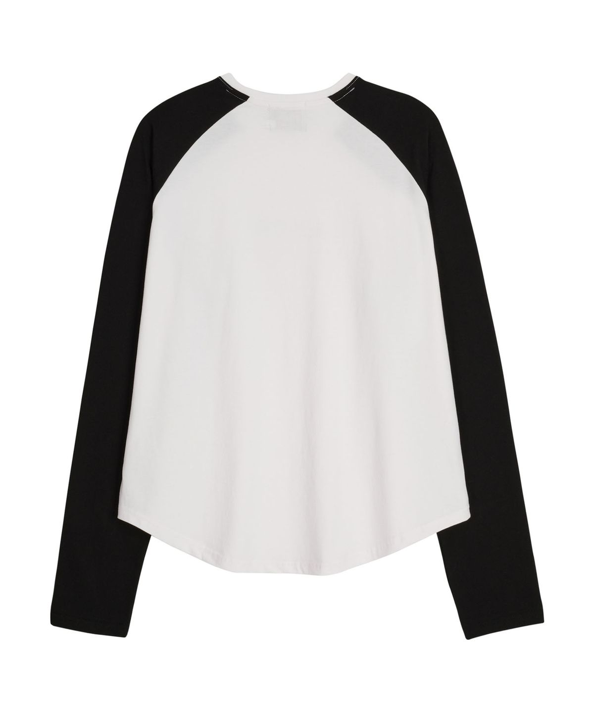 에르에르(ERER) Logo Raglan long-sleeved T-shirt Black