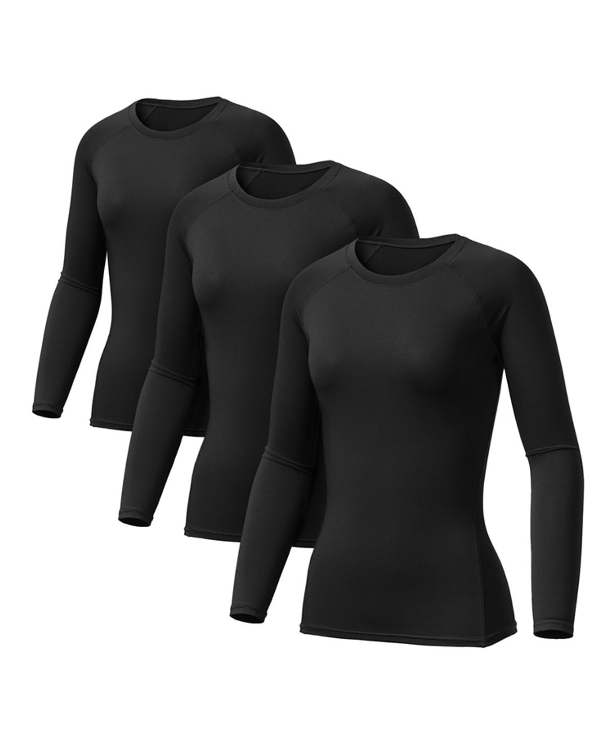 테슬라(TESLA) [3PACK]여성 사계절 기능성 긴팔 티셔츠 베이스레이어