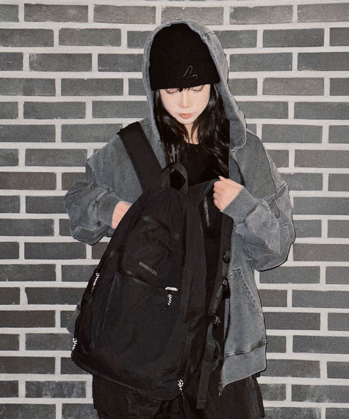 마스마룰즈(MASMARULEZ) Mono lite backpack_Black