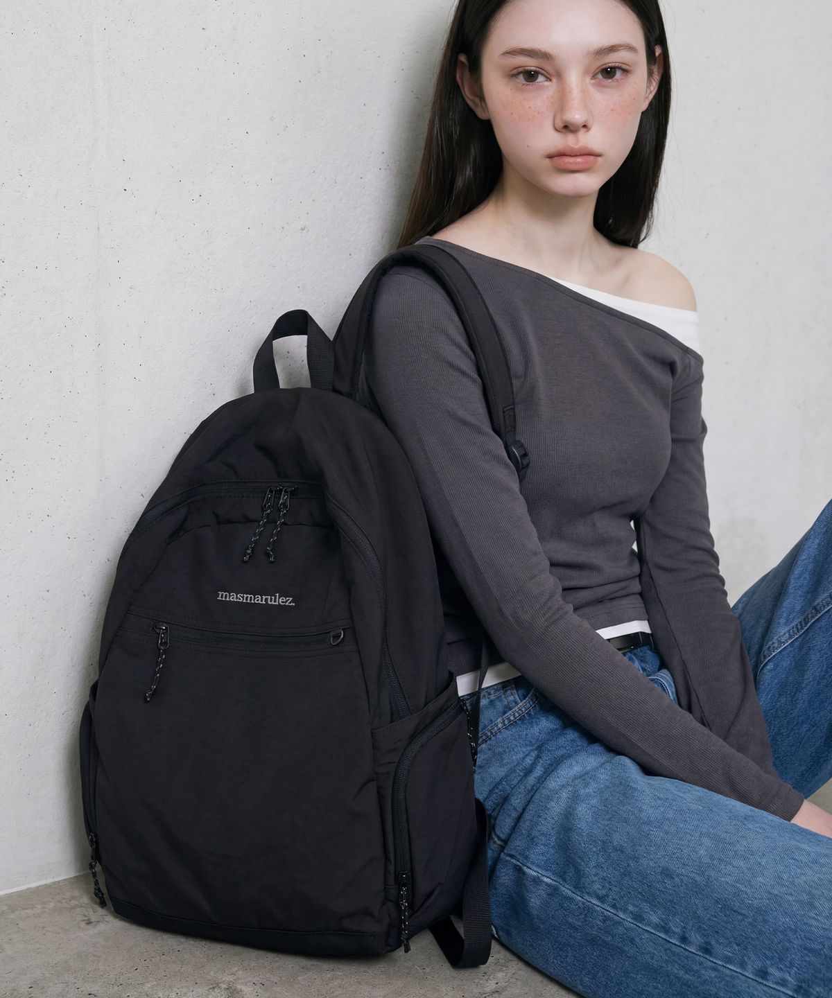 마스마룰즈(MASMARULEZ) Mono lite backpack_Black