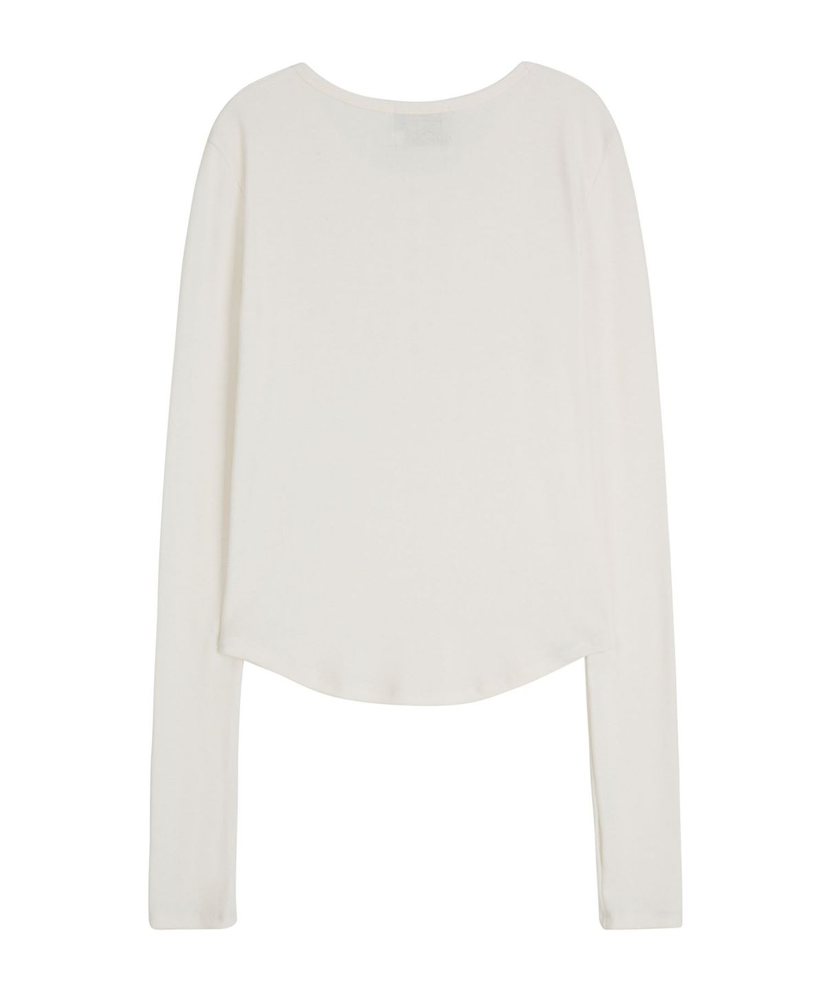에르에르(ERER) Henley Neck Soft T-shirt White