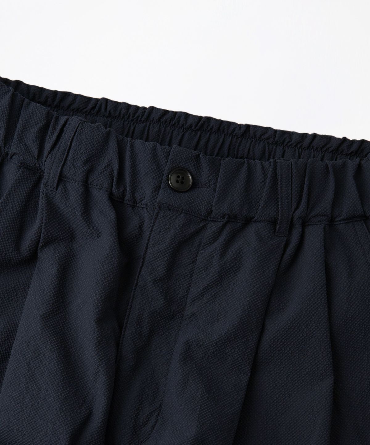 아웃스탠딩(OUTSTANDING) SEERSUCKER COMFORT PANTS_NAVY