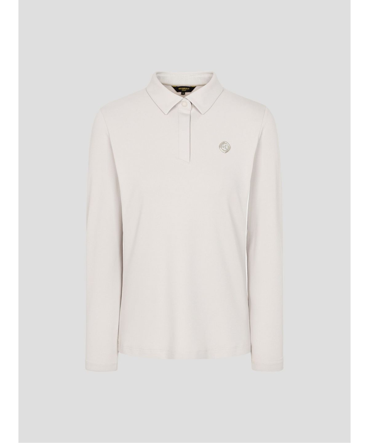 빈폴골프(BEANPOLE GOLF) [B_under] 여성 텍스처 믹스 칼라 긴소매 티셔츠  베이지