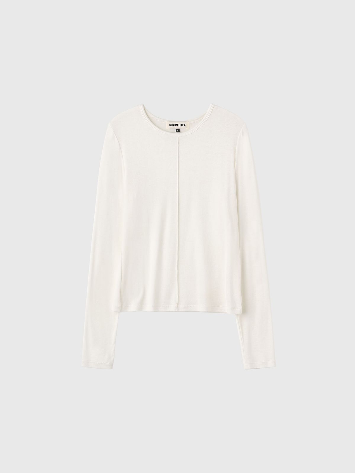 제너럴아이디어(GENERALIDEA) 에어리 라운드넥 핀턱 티셔츠 [WHITE] / GF1LTS505